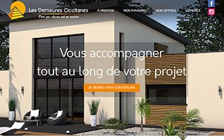 Realisation refonte site internet constructeur demeures occitanes vignette