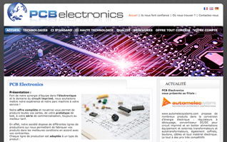 Site vitrine pcb electronics