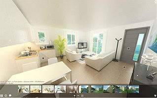Visite virtuelle 3d appartement maisons viva