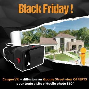 Black friday VirtualMedia CasqueVR GoogleStreetView G