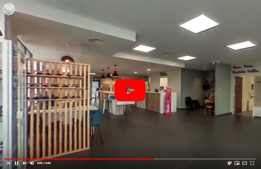 video 360° magasin optique