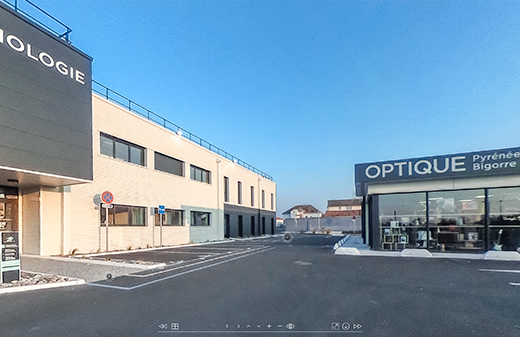 visite virtuelle 360 magasin optique