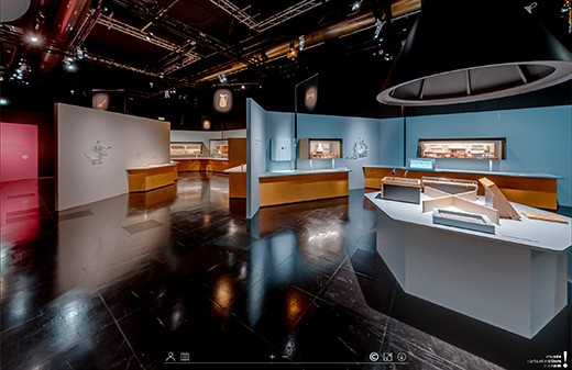 Realisation visite virtuelle exposition temporaire musee cnam