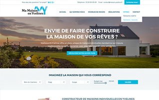 Realisation site constructeur maison ma maison en yvelines