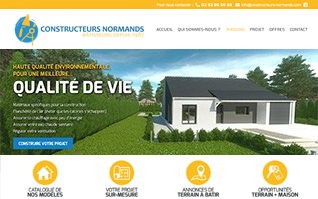 Realisation site constructeurs normands 2 0