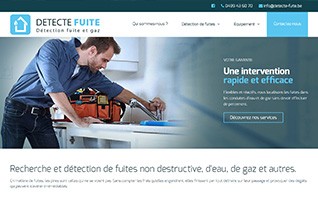 Realisation site internet artisan detecte fuite vignette