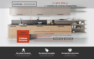 Site ecommerce cuisines exclusives