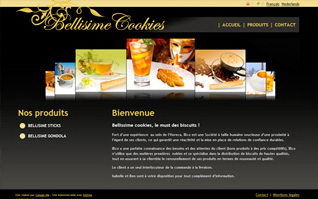 Site internet bellisime cookies