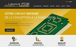 Site internet layout pcb design