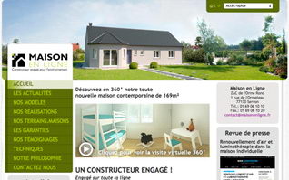 Site internet maison en ligne