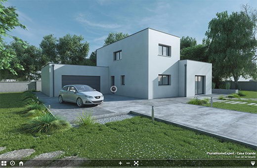 Visite virtuelle 360 3D maison plurial home expert