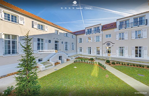 Visite virtuelle 360 appartement hotel
