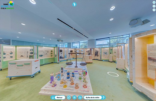 Visite virtuelle 360 exposition itinerante climat biodiversite