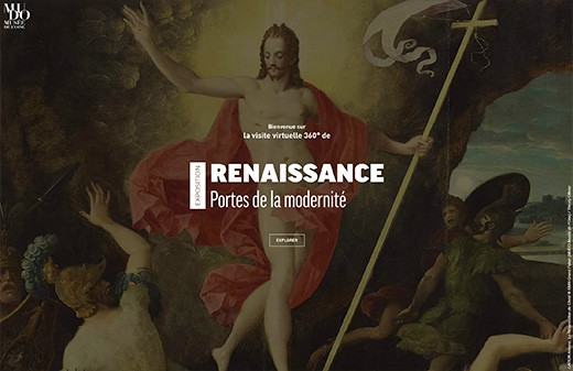 Visite virtuelle 360 musee exposition renaissance