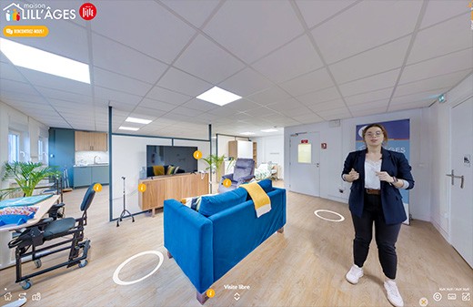 Visite virtuelle 360 showroom autonomie