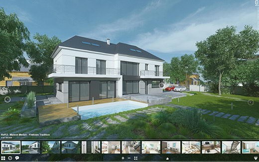 Visite virtuelle 3d maison yvelines traditions