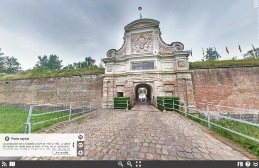 Visite virtuelle citadelle de lille