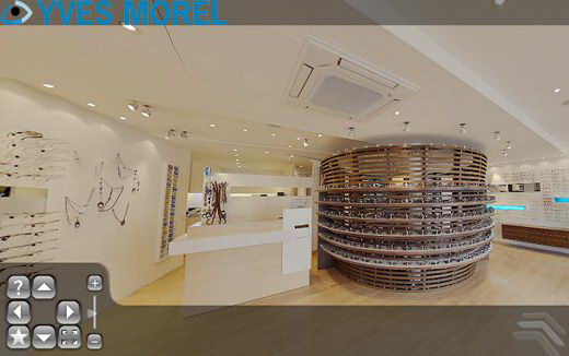 Visite virtuelle magasin opticien optique morel