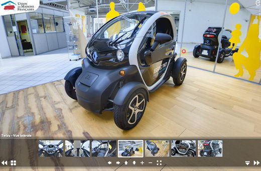 Visite virtuelle renault twizy