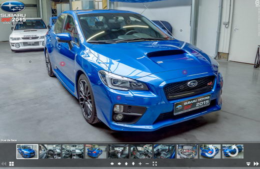 Visite virtuelle subaru sti 2015